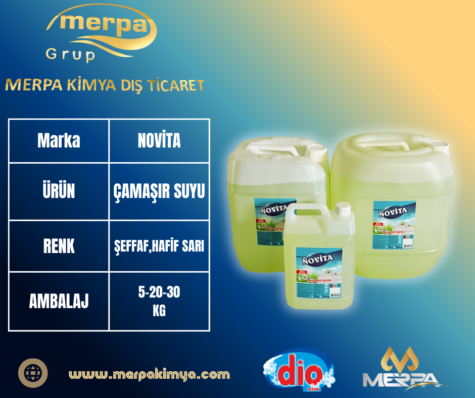 NOVİTA ÇAMAŞIR SUYU